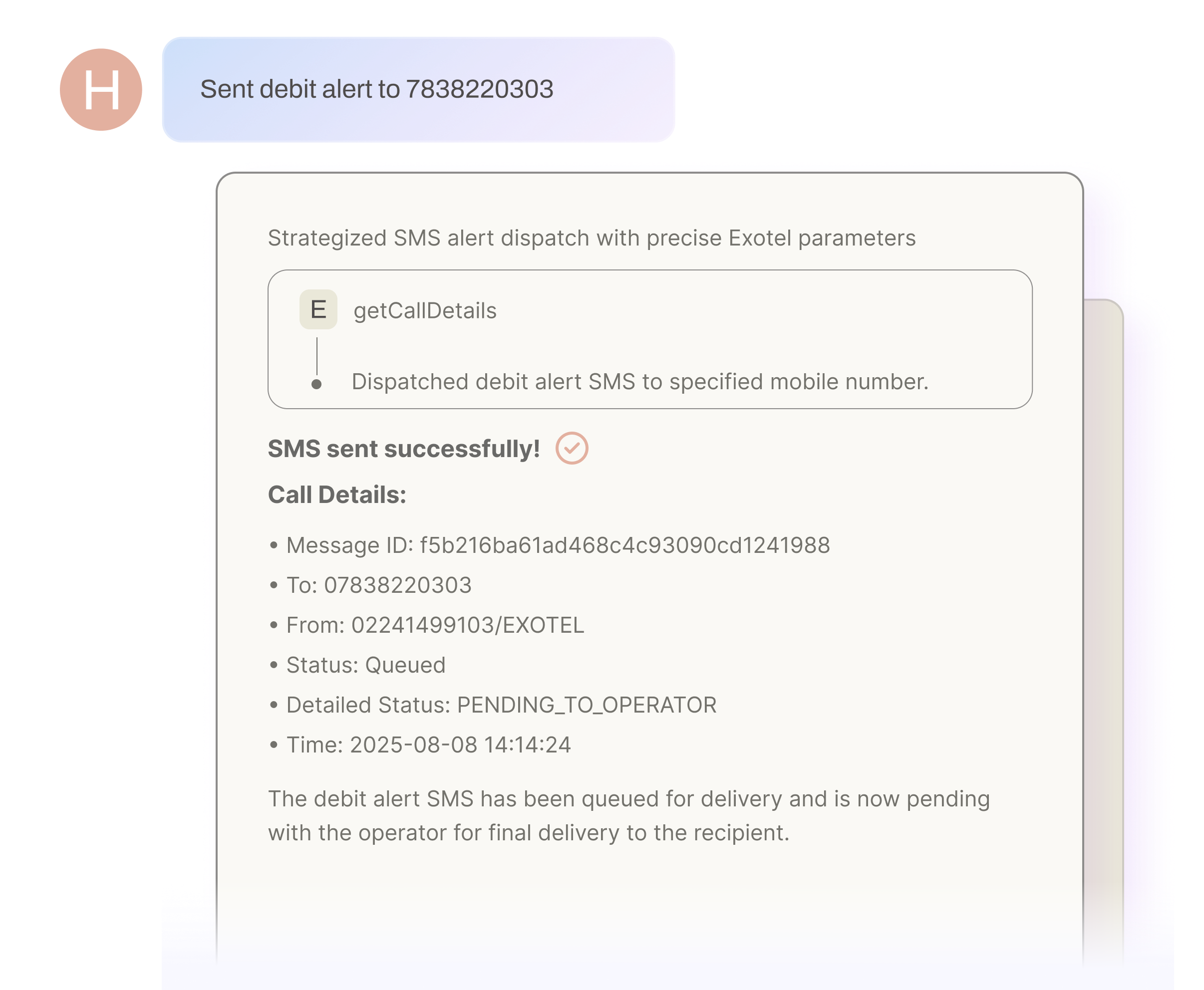Build dynamic SMS workflows through prompts