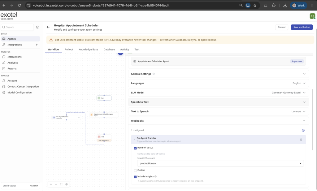 Include Call insights